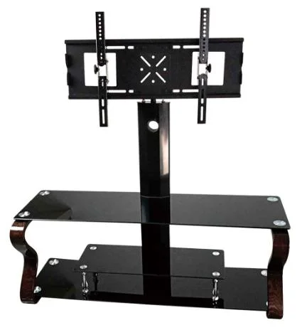 Factory Direct Selling Durable Customized Pattern Glass Top 21yc TV Stand