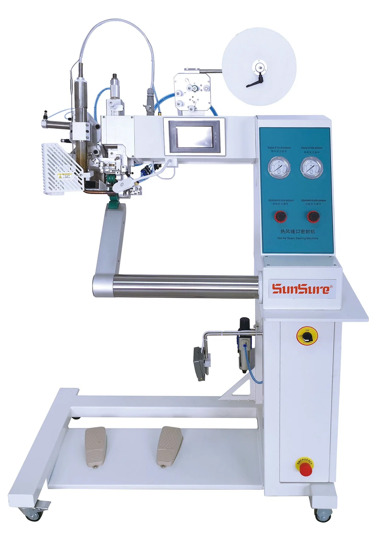 Hot Air Tape Seam Sealing Welding Industrial Lockstitch Sewing Machine