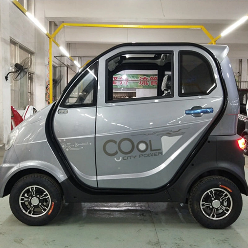 Adult Four-Wheel Enclosed Electric Car Equipped with 1200W Motor 45ah Lead-Acid Battery