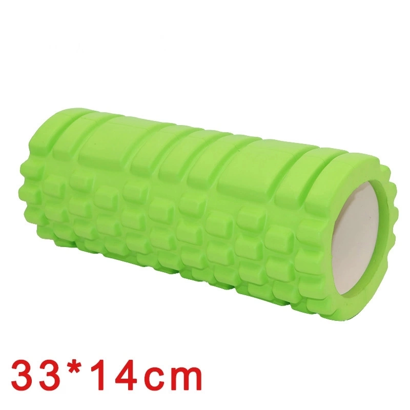 Goldenwell High Density Muscle Massage EVA Yoga Grid Foam Roller