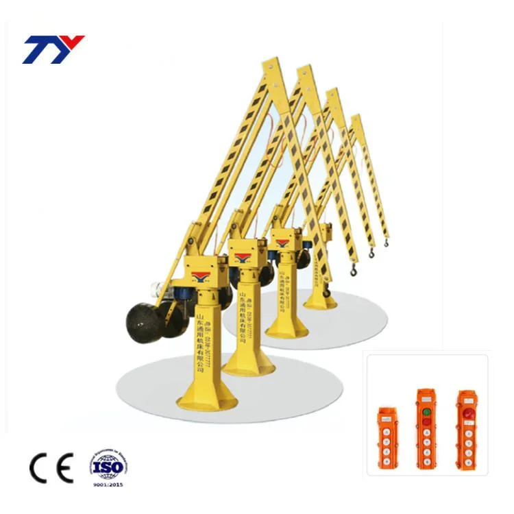 Lifting Capacity 800kgs 1000kgs 1ton Jb Balance Cranes Professional Handling Equipment Factory