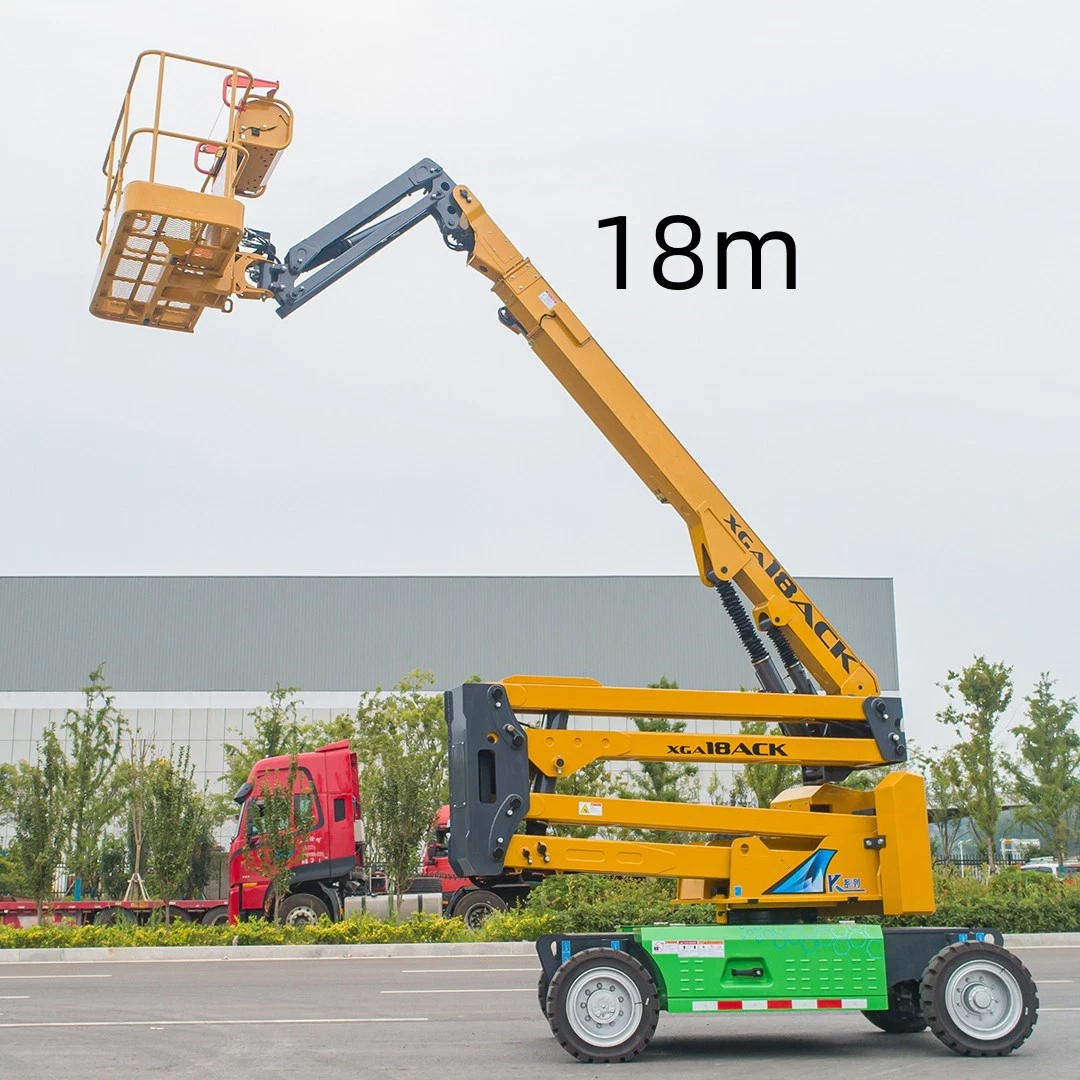 Xga18ack 18m Bucket Truck Aerial Working Platform Electric Towable Boom Lift