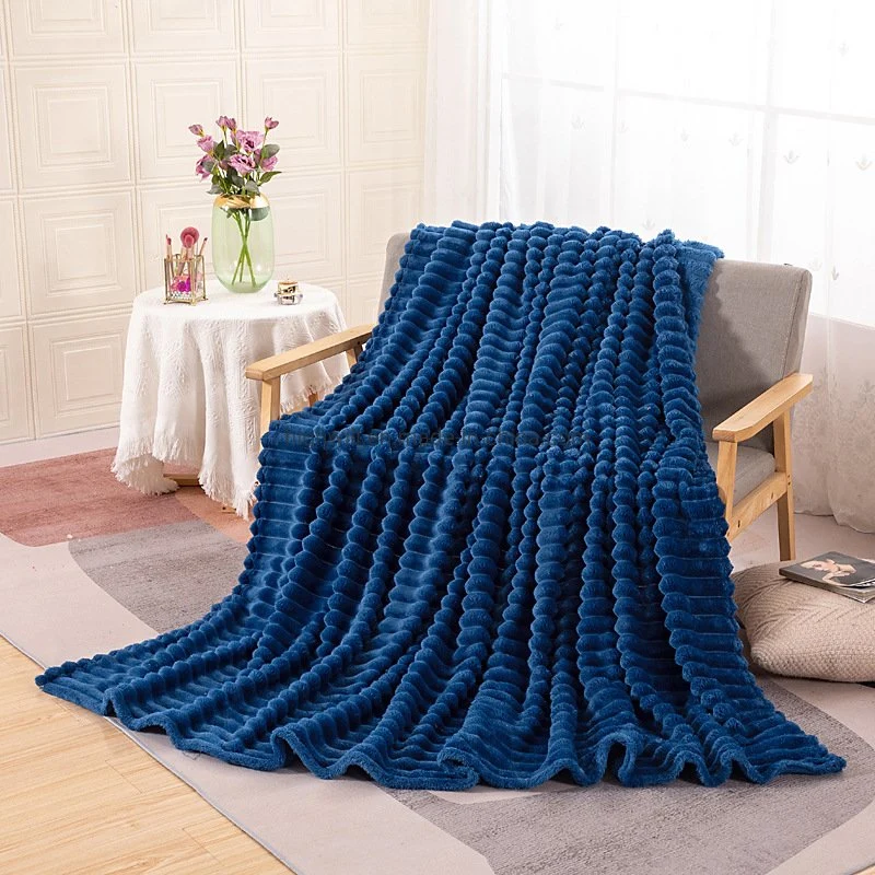 Fleece Blanket Home Textile Sofa Cover Bedding with Size 150cmx 200cm Bedding for Winter Wholesale/Supplier Textile Gift Packing