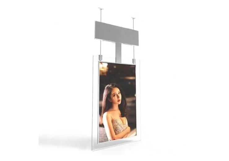 Hanging Double-Sided Signage Window Side Display LCD Touch Screen Advertising Panel Menu Digital Restaurant