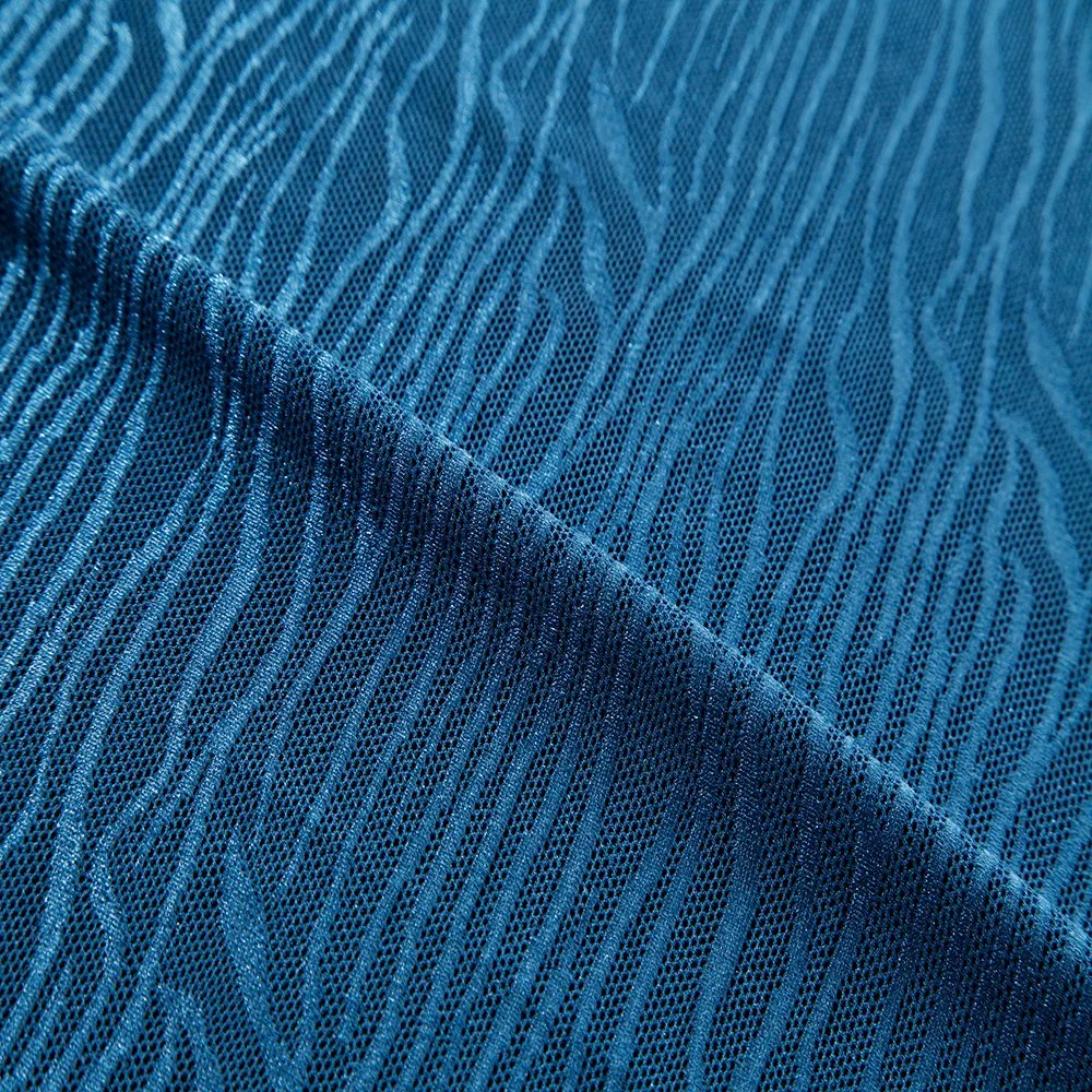 Jacquard Mesh Fabric with Nylon Spandex for Lingerie/Underwear/Bikini