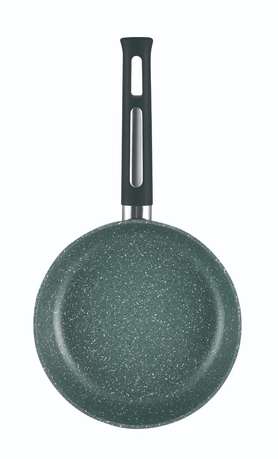 Non-Stick Bakelite Handle Frying Pan with Steamer Medical Stone Coating Pan