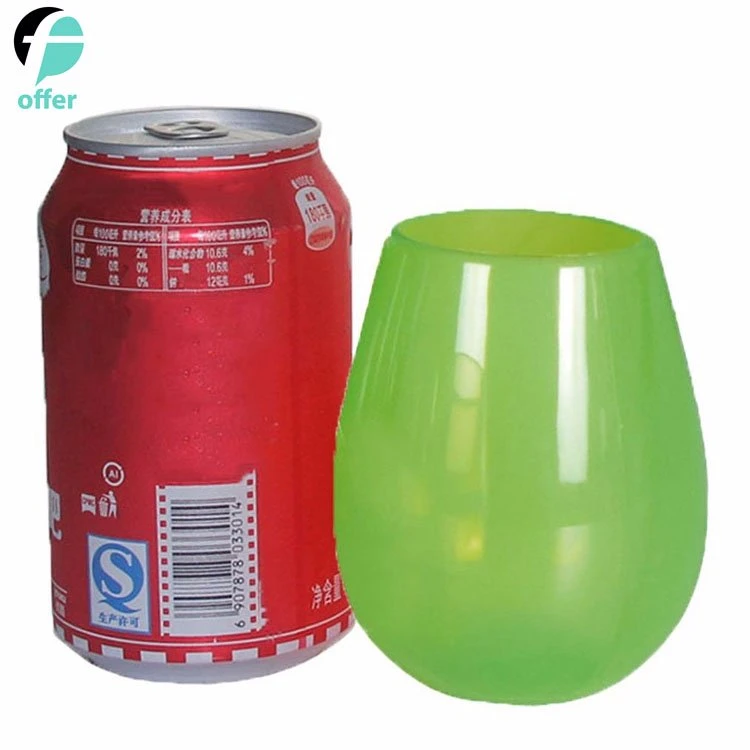 Silicone Beer Cups Silicone Wine Glasses Unbreakable Collapsible Stemless Beer Whiskey Cocktail Cups