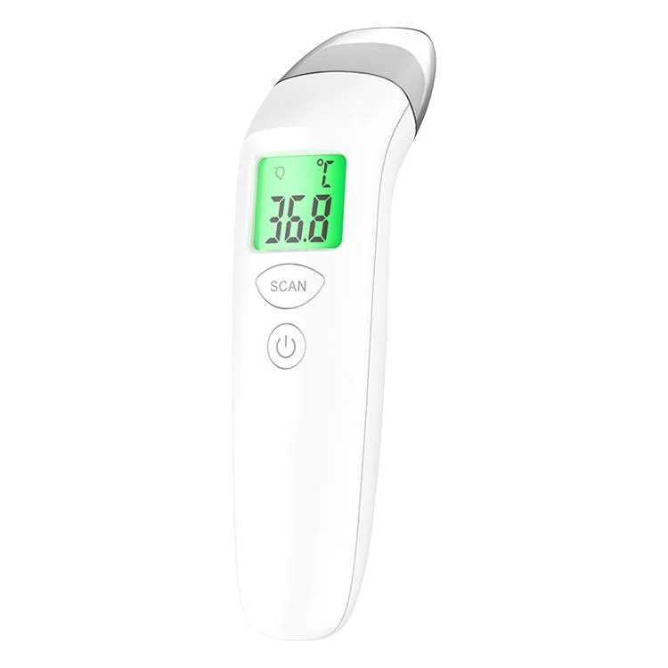 Office Hospital Supermarket Intelligent Professional High Temperature Automatic LCD Forehead Non Contact CE FDA RoHS Digital Infrared Thermometer