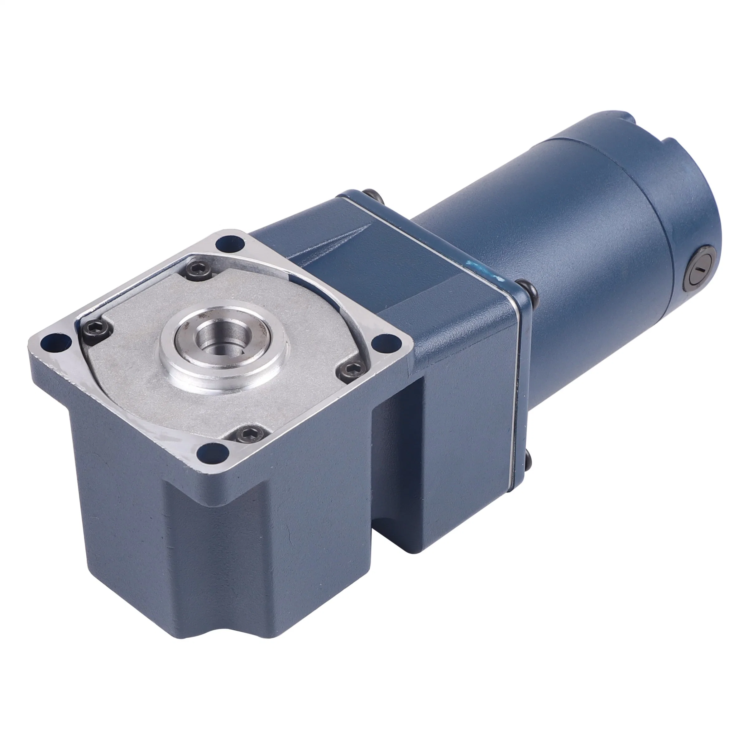 40W-90mm DC Spiral Bevel Right Angle Brush Gear Motor