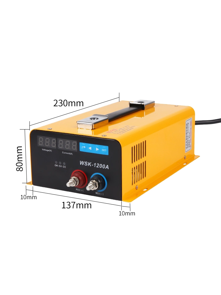 1200W Digital Display High-Power Switching Power Supply AC220V to DC 14.6V 24.6V 29.2V 50A Constant Voltage and Current