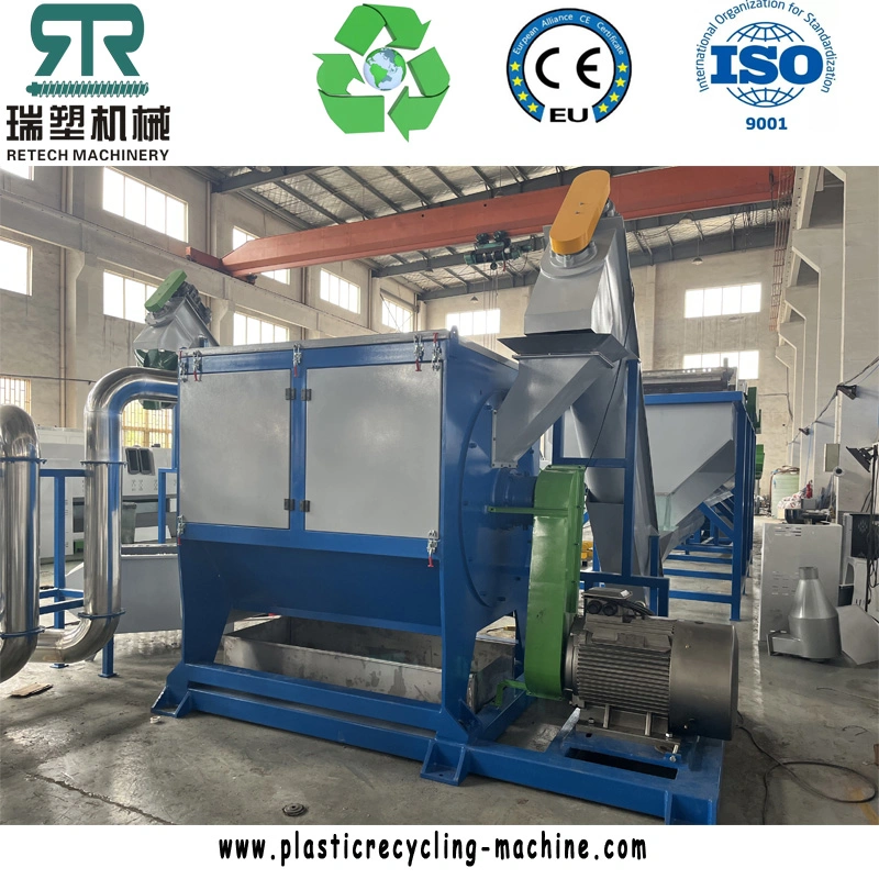 Plastic PP Woven Bags/PP Jumbo Bags Crushing Washing Dewatering Machine Dryer