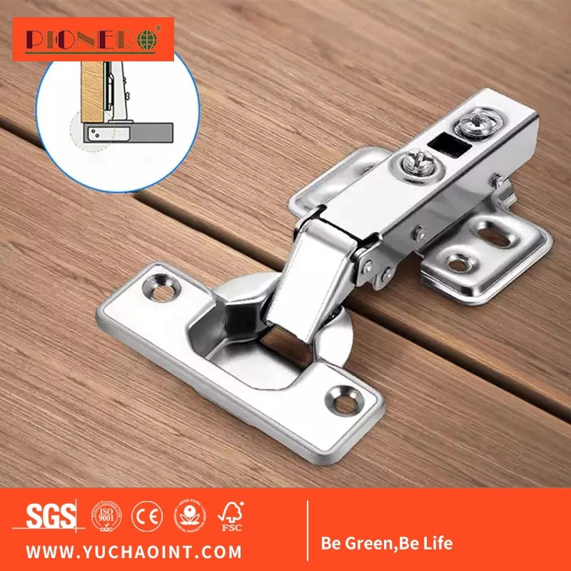 Steel Hardware Fittings Iron Soft Close Kitchen Metal Cupboard Door Closing Buffering Cabinet Hydraulic Concealed Hinge