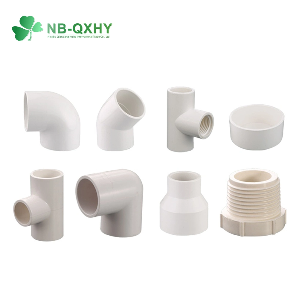 Sch40 Pipe Fittings ASTM Standard Plastic Elbow Ios9001 UPVC PVC Pipe Fitting