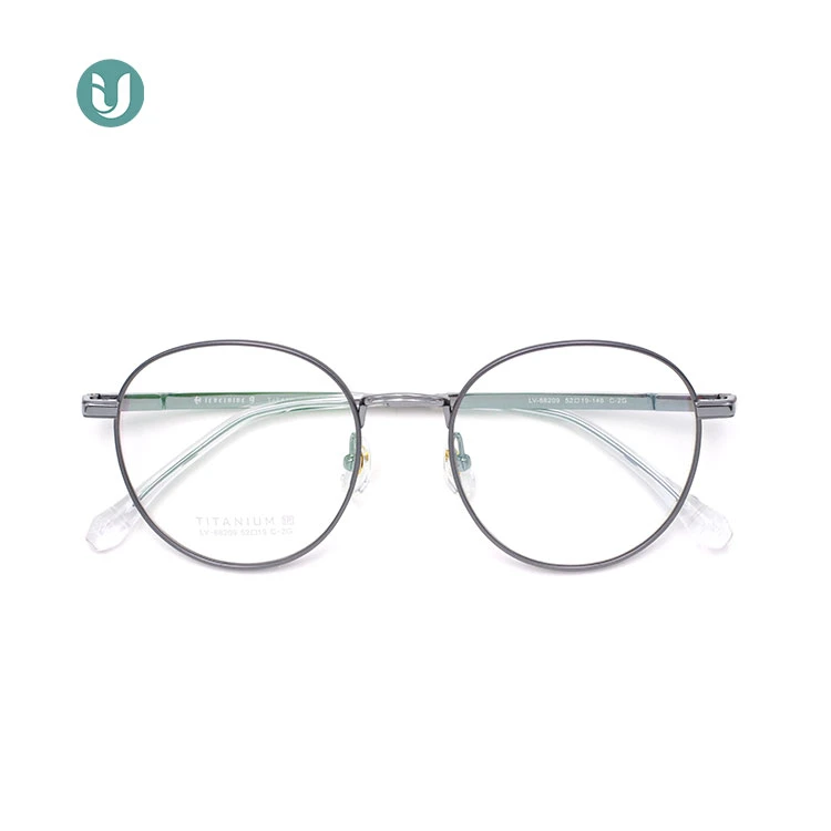 New Arrivals Ultralight Round Titanium Eyewear Optical Frames