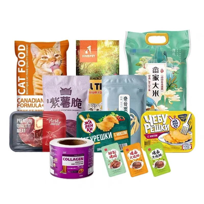 Custom Printing Lamination Roll Film Pet VMPET PE Laminated Food Packaging Film