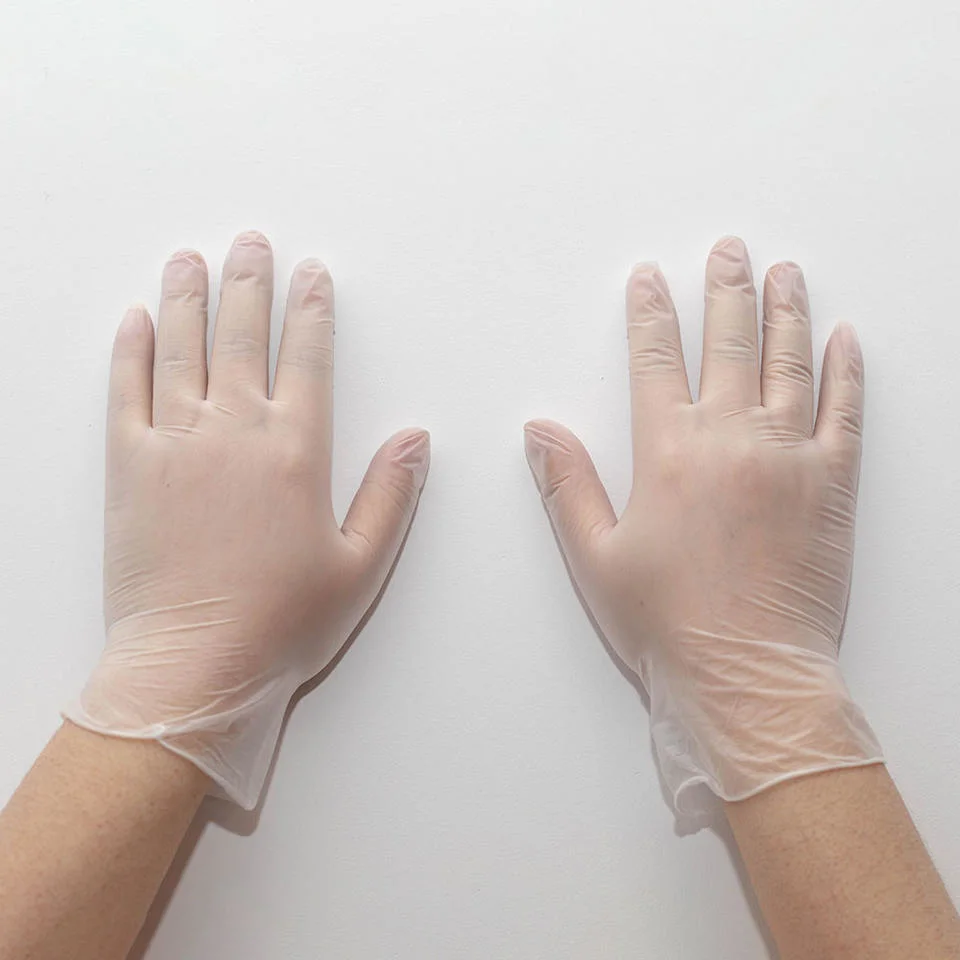 Hand Work Plastic Food Kitchen Vinyl Disposable Pvcgloves