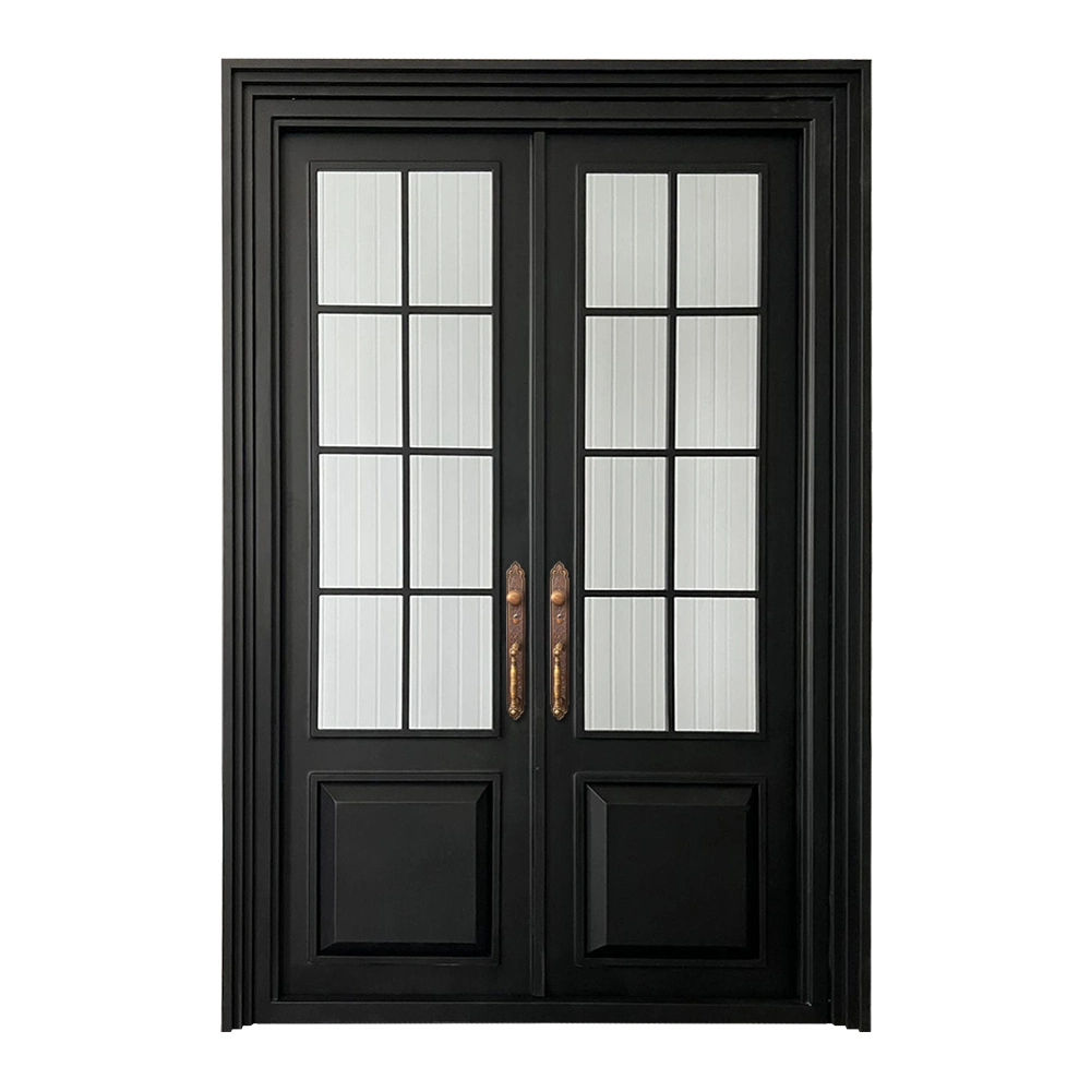 Modern OEM Design Double Luxury Front Exteior Steel Other Door for Home