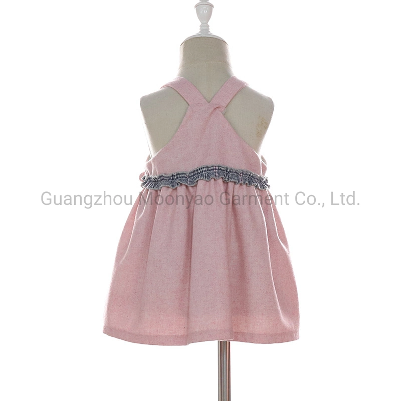Baby Toddler Girls Suspender Pinafore Mini Dresses for Wholesale/Supplier China