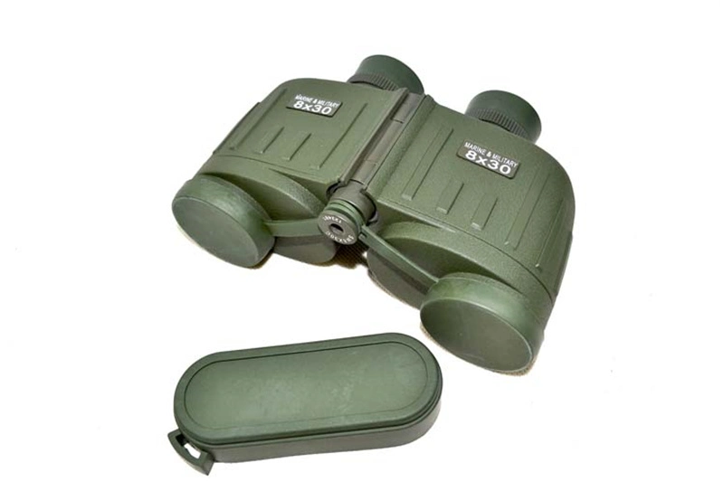 8X30 militar táctico Telescopio Binocular impermeable con brújula y el telémetro