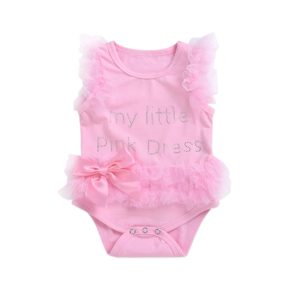 Infant Girls Bodysuits No Sleeve Baby Clothes Summer Newborn Baby Clothes