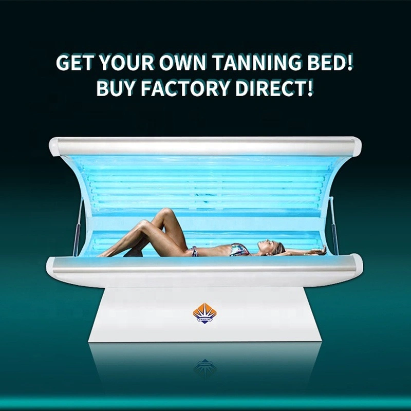 UV Light Solarium Bed W4 400nm Wavelength Indoor Tanning Bed with Cosmedico Lamps Tanning Salons Commerical Solarium