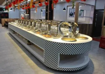 Commercial Restaurant Kitchen Counter Top Noodle Boiler