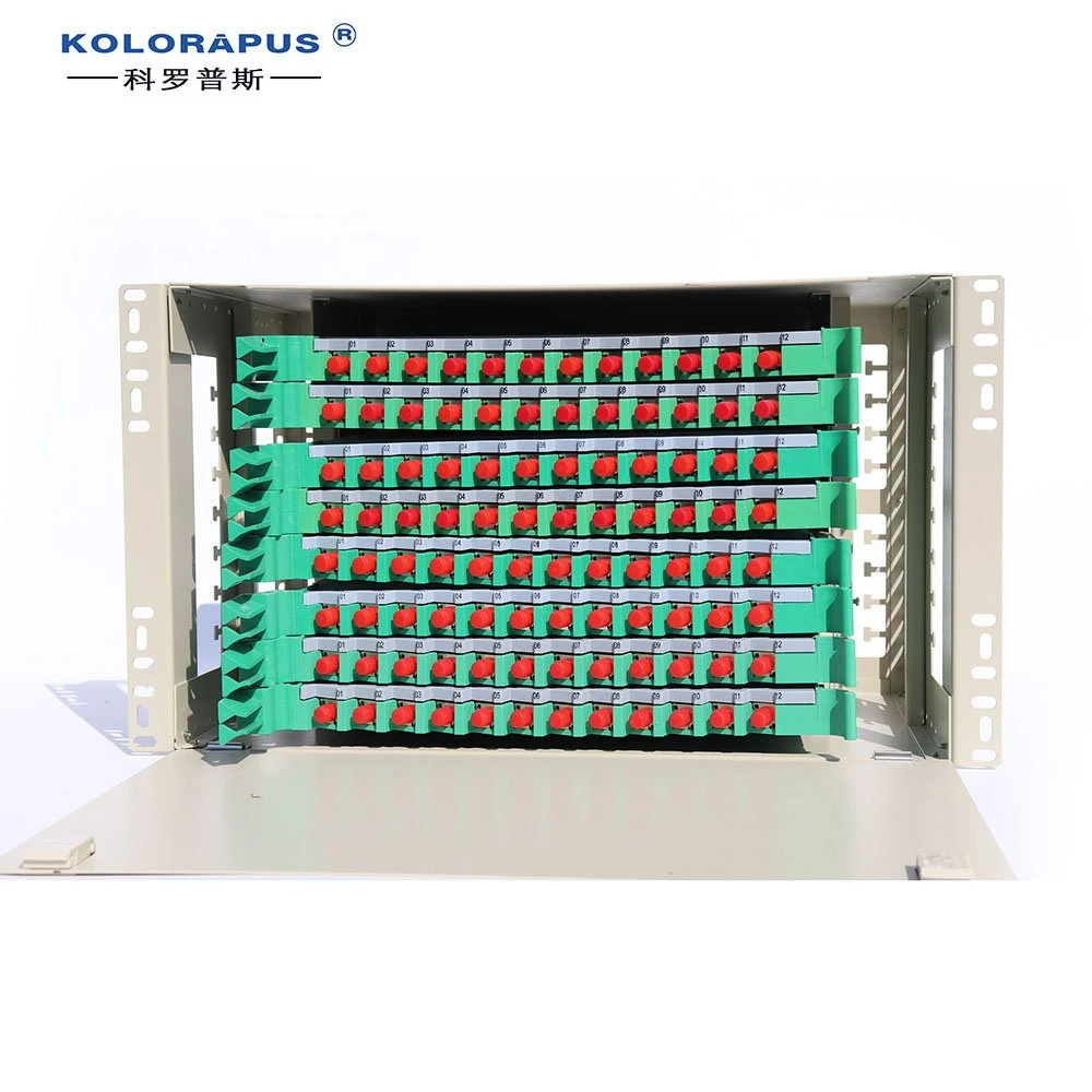 96 Ports FC Fiber Optic Distribution Box Optical Patch Panel Optical ODF