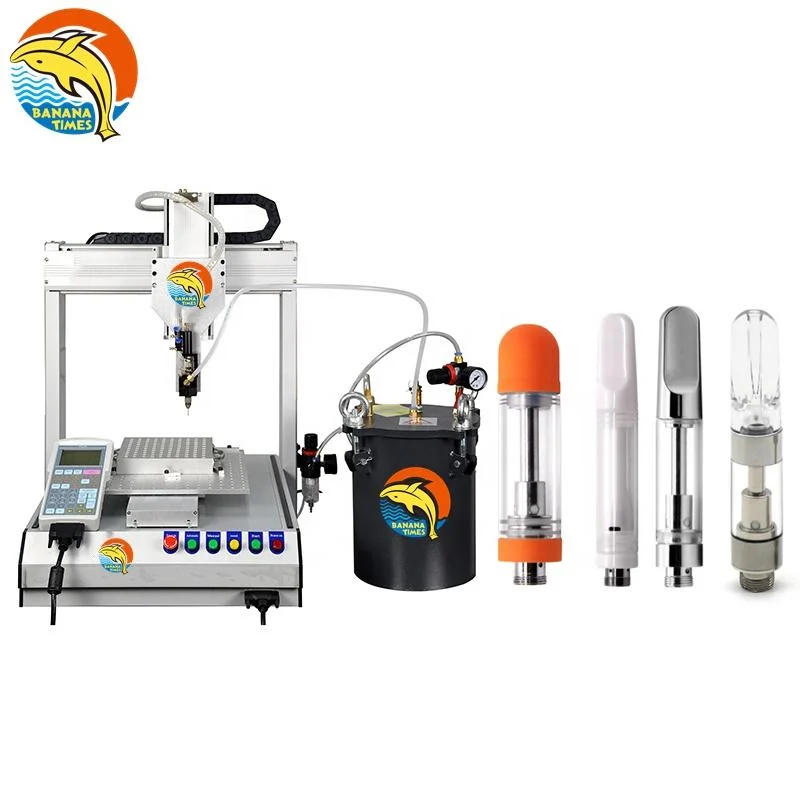High Quality F1 Automatic Thick Oil Bottle Filling Machine for Vape Cartridge