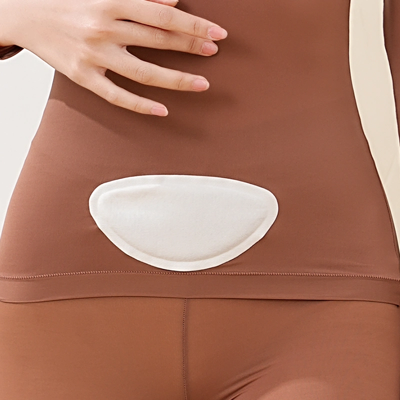 Chino Medicina tradicional caliente parches abdomen útero caliente masaje menstrual Almohadilla de calentamiento frío caliente período de la caja de calor auto Pat