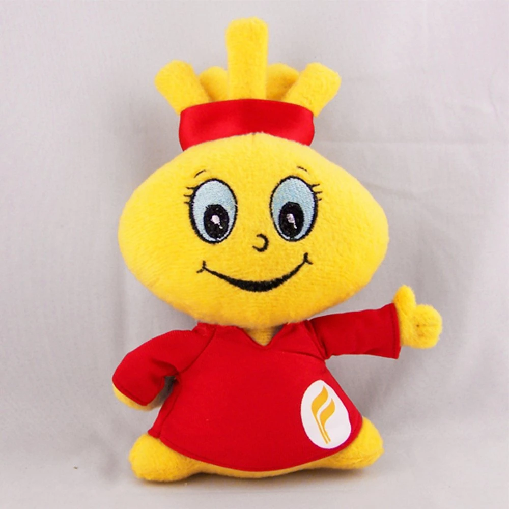 10cm Chips Shaped Plush Mascot Toy Custom Stuffed Doll