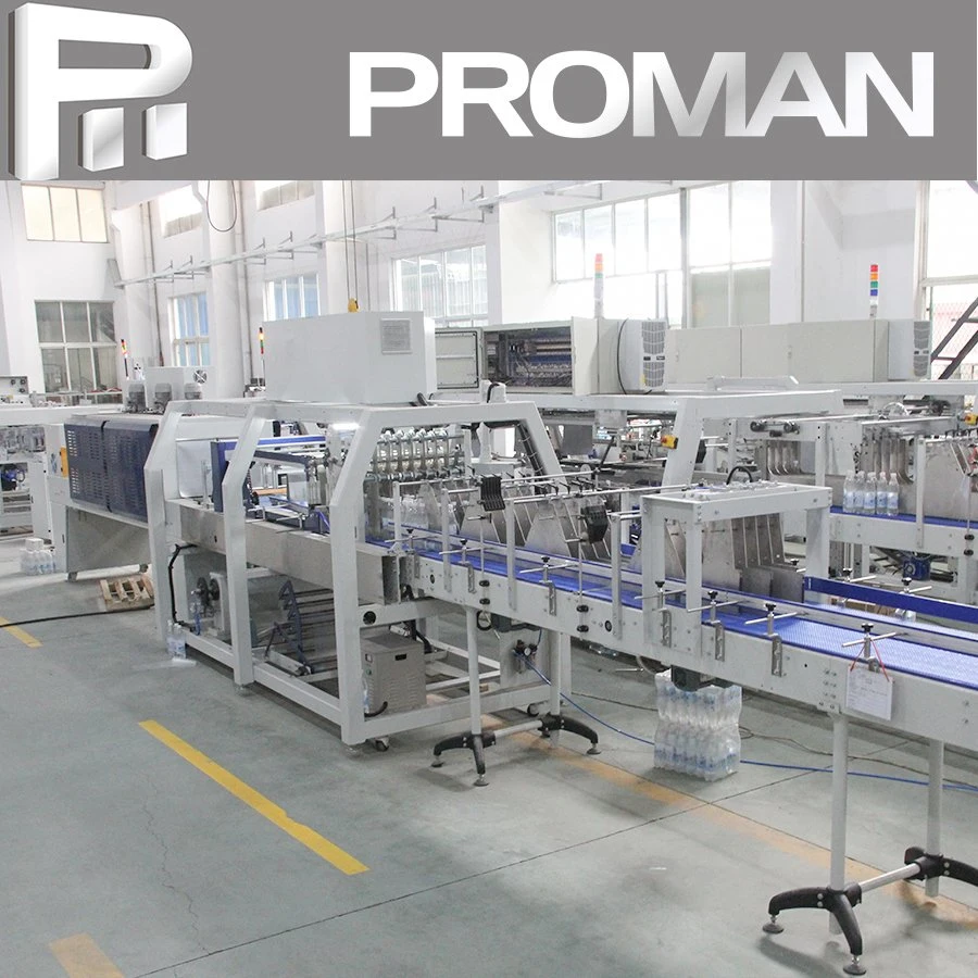 Automatic Heat Sealing Sealer Shrink Film Packaging Equipment Pve/PE Film Wrapping Machine 8-12 Bags Per Minute for Plastic Pet Bottles