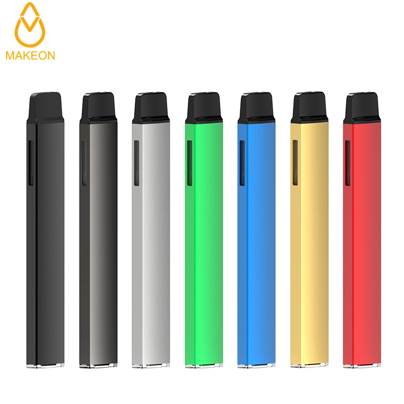 Makeon D9 vide 0,5ml réservoir huile épaisse Pope jetable Mini-carte style stylo avec emballage OEM pour batterie rechargeable