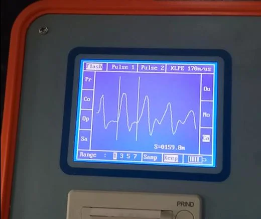 Cabo portátil de pré-localizador de avarias do cabo de metro TDR de teste Xzh Detector de avarias