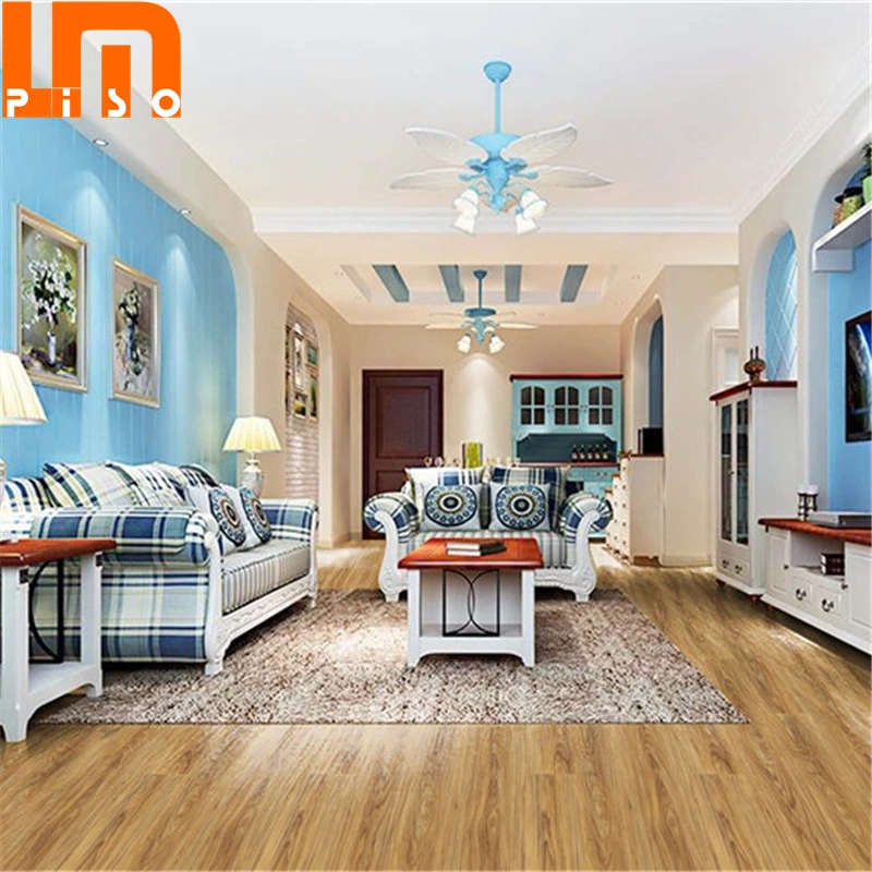 Environmental Protection Good Foot Feels Waterproof Firebrick Click PVC Vinyl Flooring