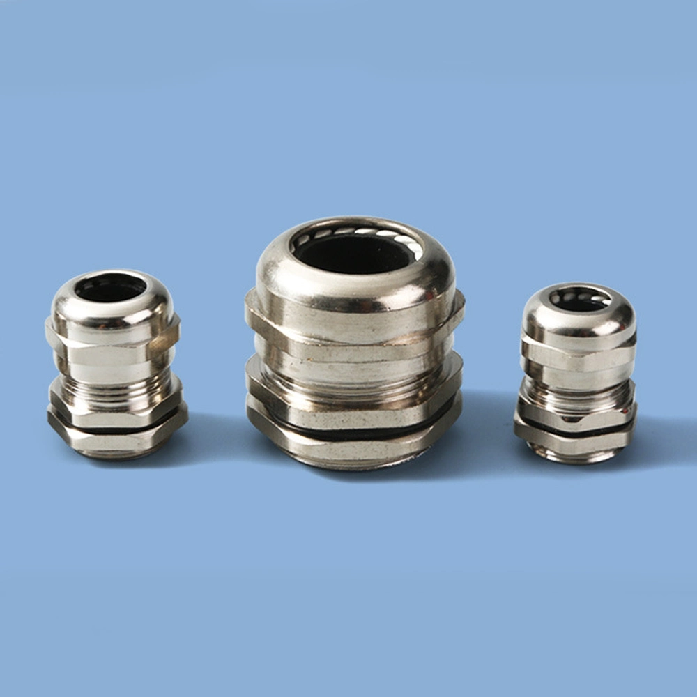 IP68 Nickel Plated Brass Metal Pg7 Copper Cable Glands