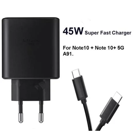Pd 45W Fast Charger OEM Mobile Phone Adaptor Type-C 3.0 Wall Charger for Samsung Note 10