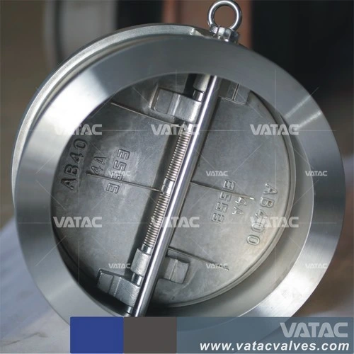 Casting Duplex Steel 4A Wafer Dual Plate Check Valve