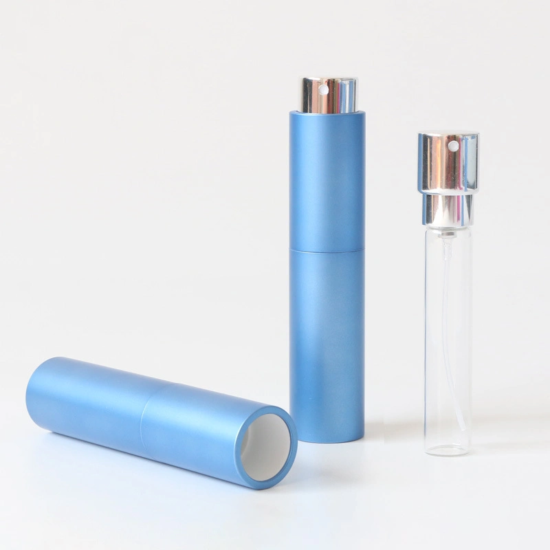 4ml de muestra gratuita de 5ml 8ml 10ml cosméticos 15ml 20ml 25ml 30ml Mini vacío aluminio Twist up Pulverizador de perfume recargables
