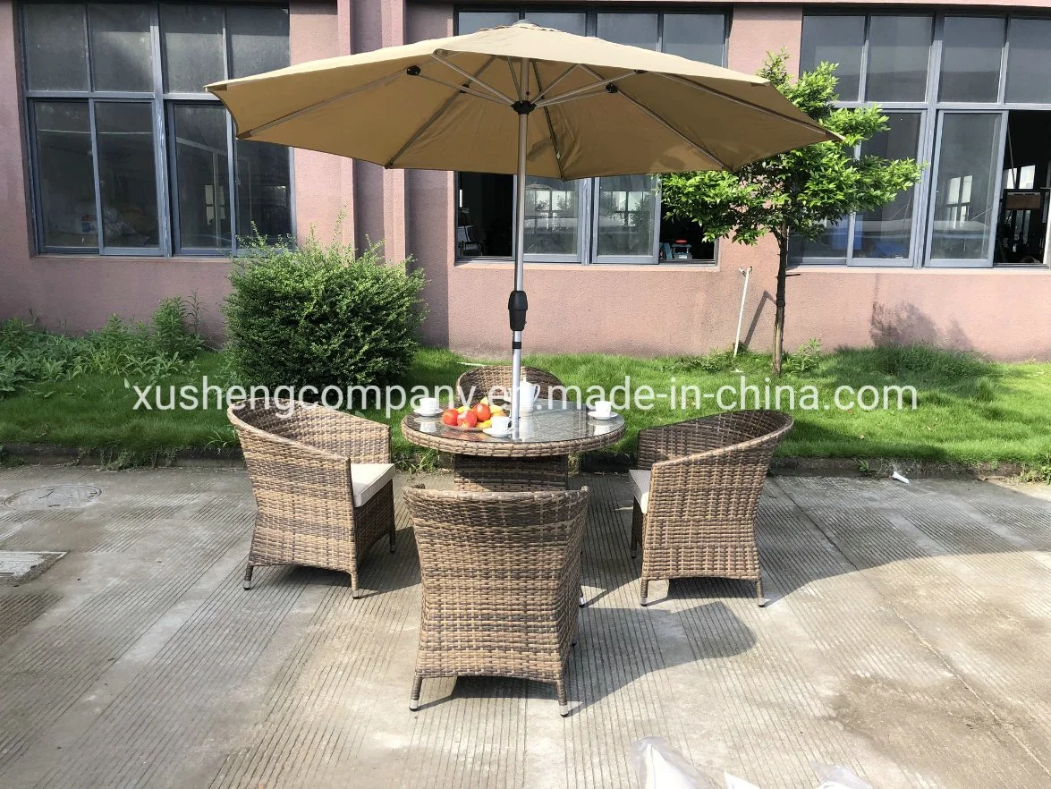 Outdoor Leisure Wicker Rattan Coffee Sofa Set Patio Garden Furniture for Hotel Office