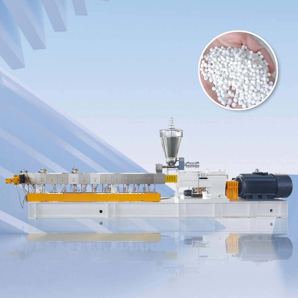 Máquina de doble husillo de plástico para la fabricación de pellets máquina biodegradable de almidón de maíz