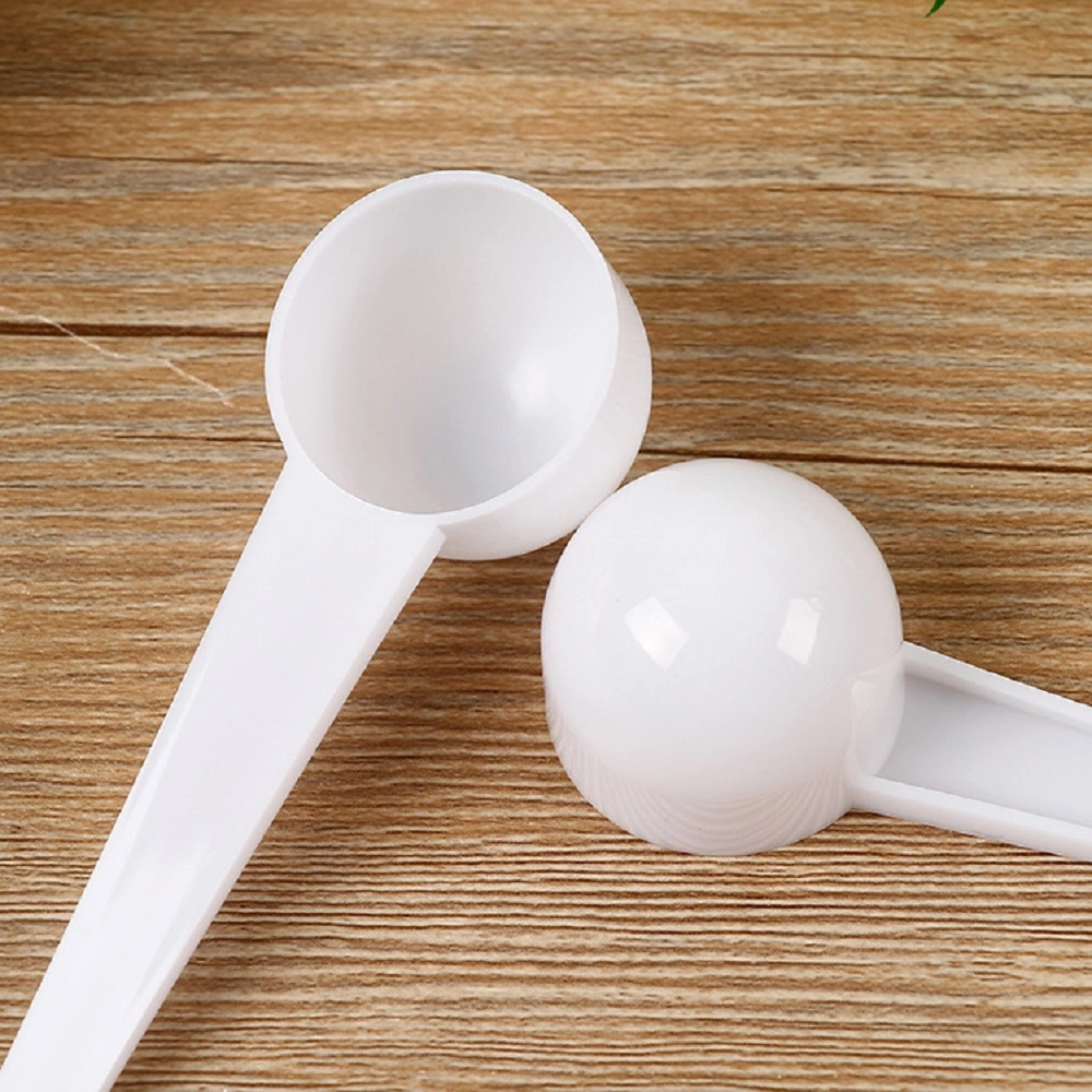 Food Grade Plastic Scoop Milk Powder White Plastic Measuring Liquid Soup Milk Spoon Wbb17922