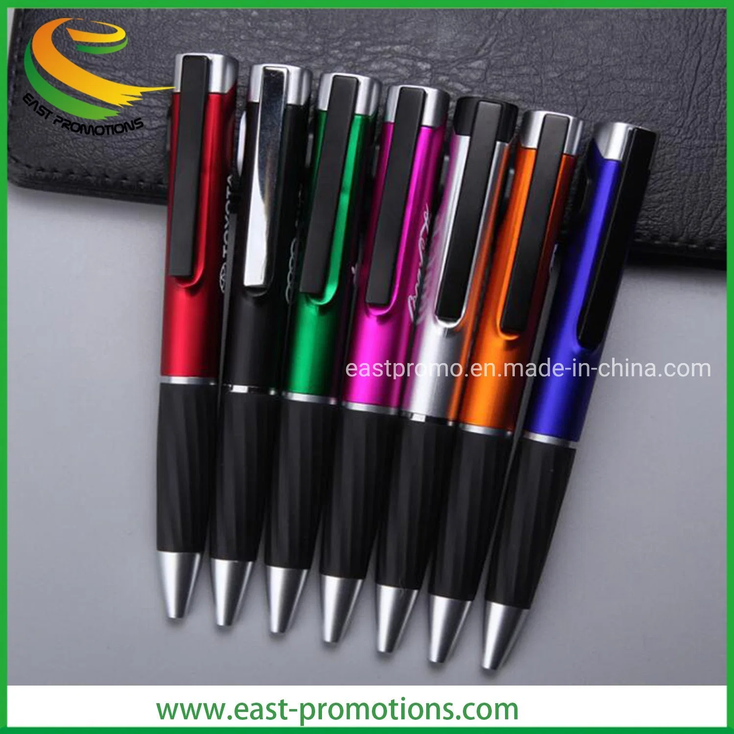 Custom LED Logo Light Ballpoint Pen Promotional Pens for Advertising