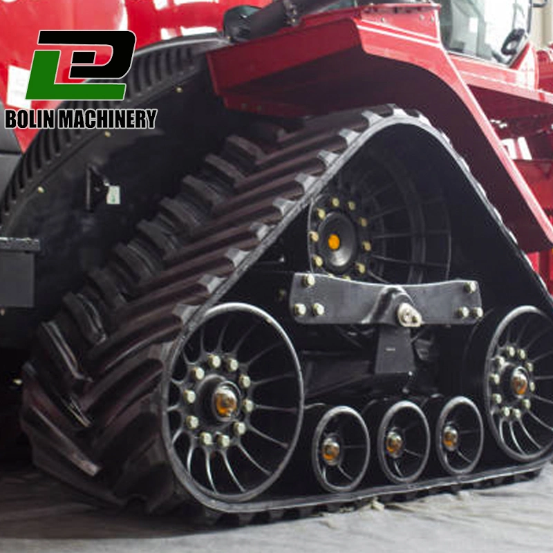 Triángulo de las ruedas oruga orugas de caucho para Case IH 500 540 580 600 620 tractores