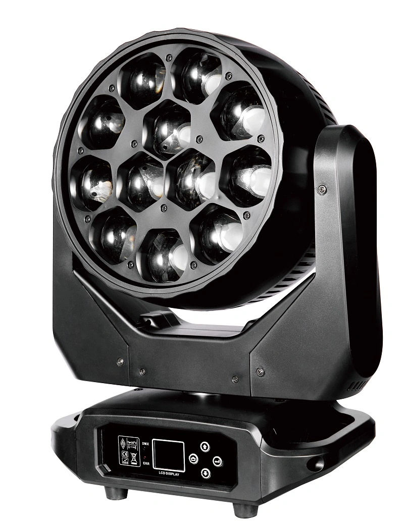 LED Stage Wash Moving Head Lights Zoom 12X40W