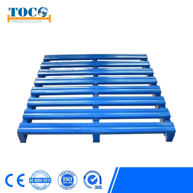 China Manufacturer Single Faced Heavy Duty Metal Pallet with Non-Skid Surface