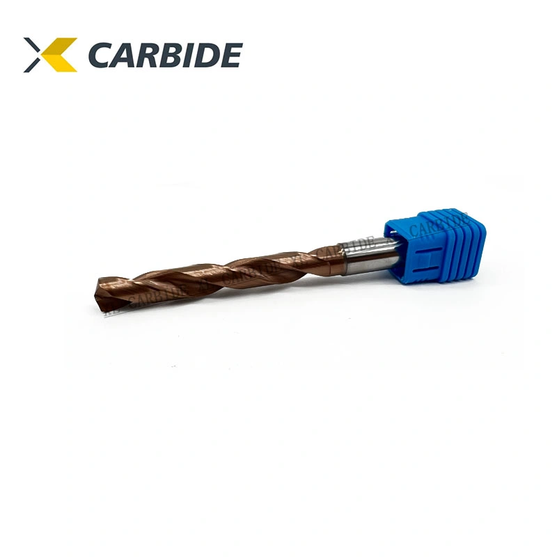 Zhuzhou XL Carbide CNC Cutting Tool Tungsten Carbide 8xd with Coolant Twist Drill for Drilling