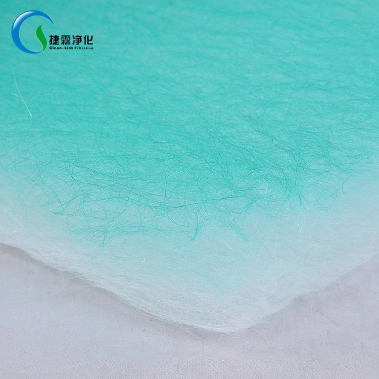 Clean Link Polyester Non Woven Fabric Air Filter Material Pre Filter Roll Blue and White