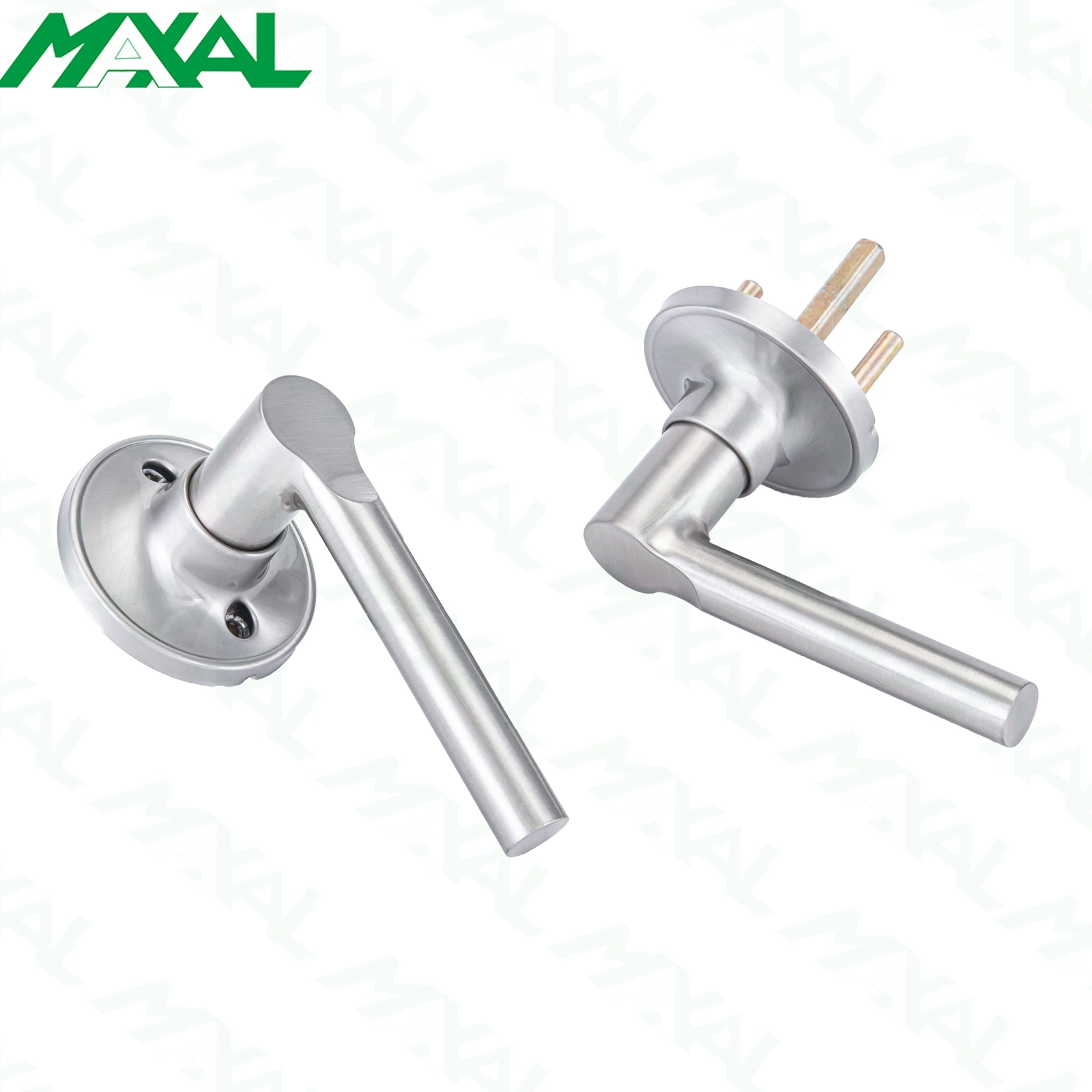 Maxal Satin Nickel Hot Sale Residential Tubular Handle Lever Security Door Lock Leverset