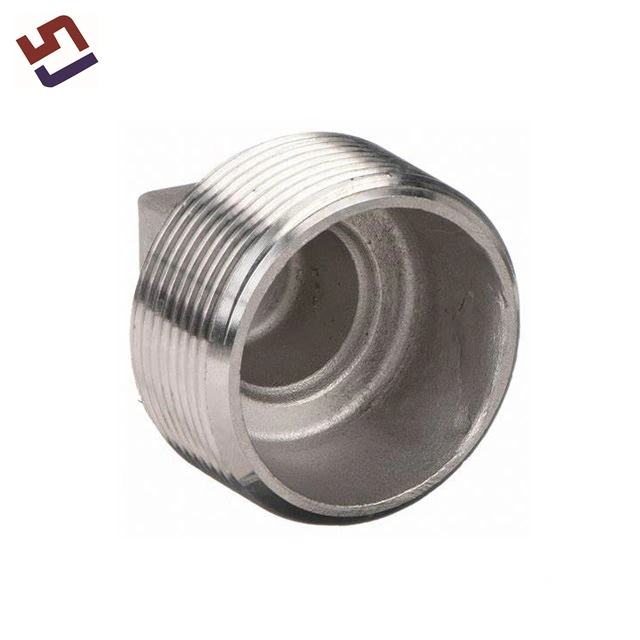 Cabeça Quadrada Plug BSP/NPT de fundição de aço inoxidável 304/316L masculino instalação de tubo roscado Bico do tubo conector