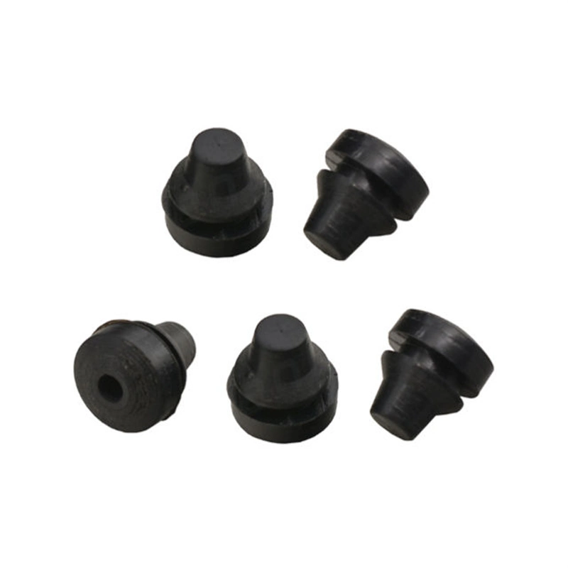 Custom Made T Shape Dustproof and Waterproof Silicone Rubber End Caps Rubber Plugs with Different Dimension for Sealin